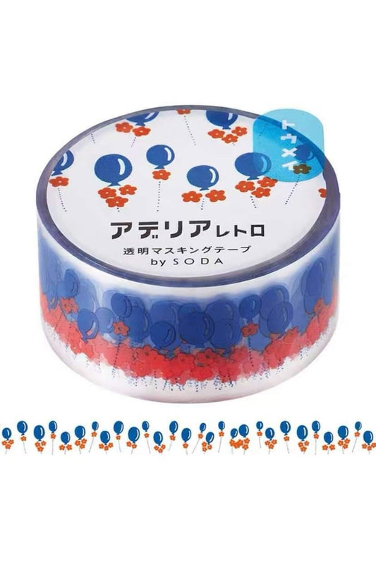 Balloon Transparent Masking Tape - Mu Shop