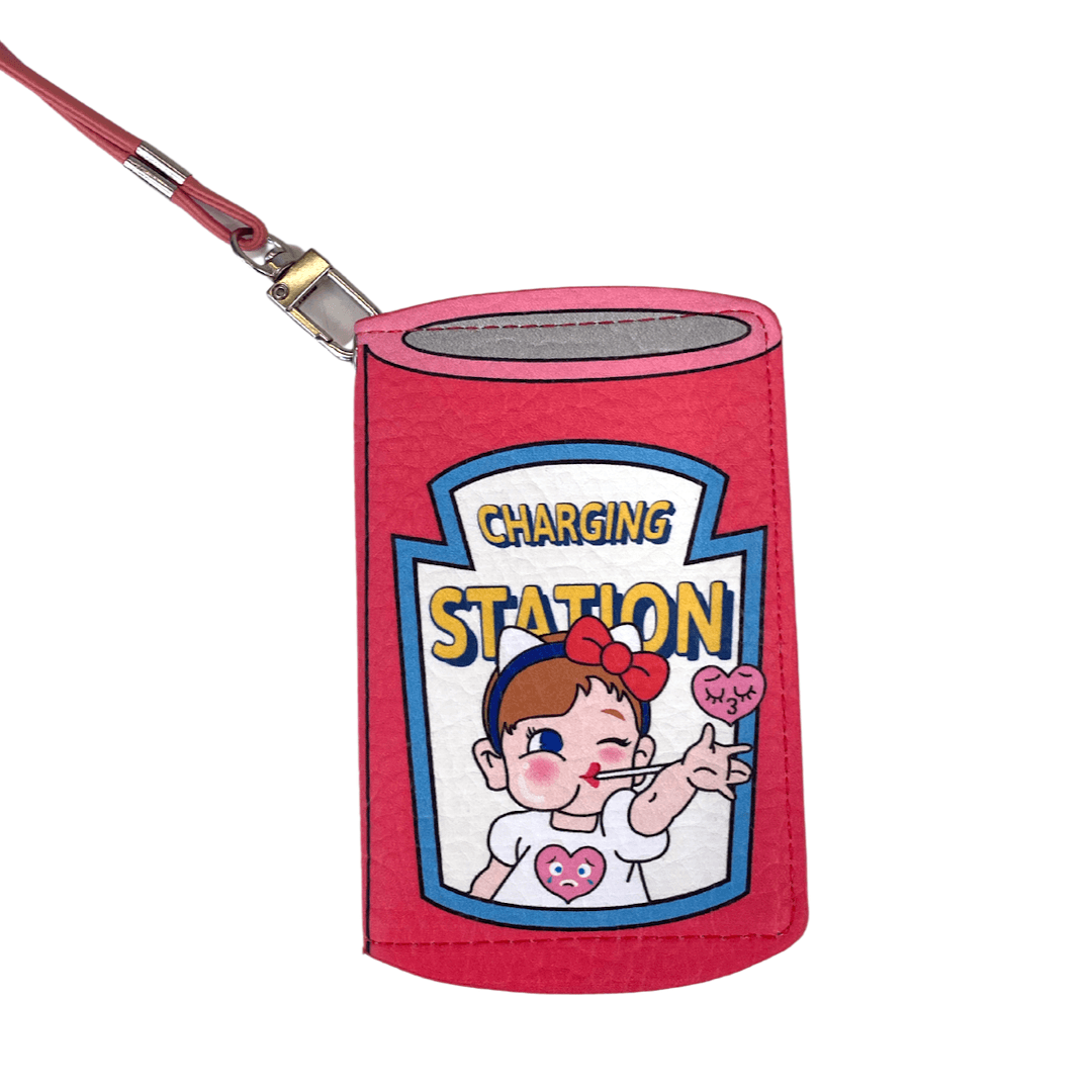 Bangbang Girl Small Card Wallet - Pink - Mu Shop