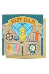 Best Dad Greeting Card - Mu Shop