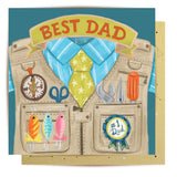 Best Dad Greeting Card - Mu Shop