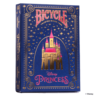 Bicycle Disney Princess Playing Cards- Navy - Mu Shop