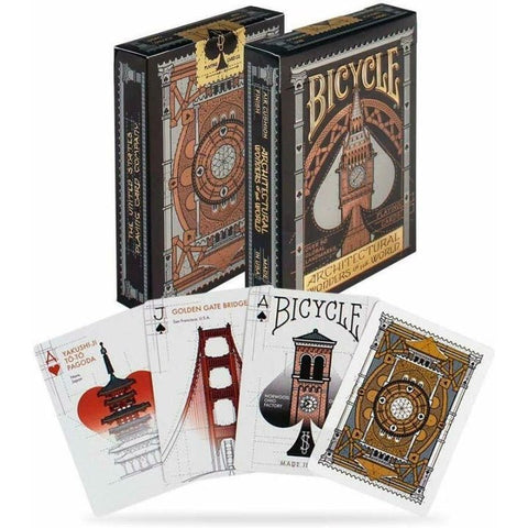 Bicycle Playing Cards - Architectural Wonders of the World - Mu Shop
