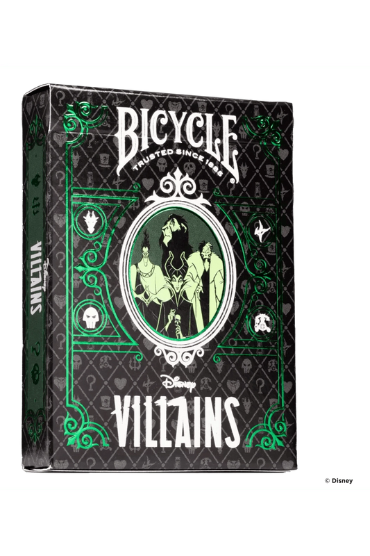 Bicycle Playing Cards Disney - Villains (Gren) - Mu Shop