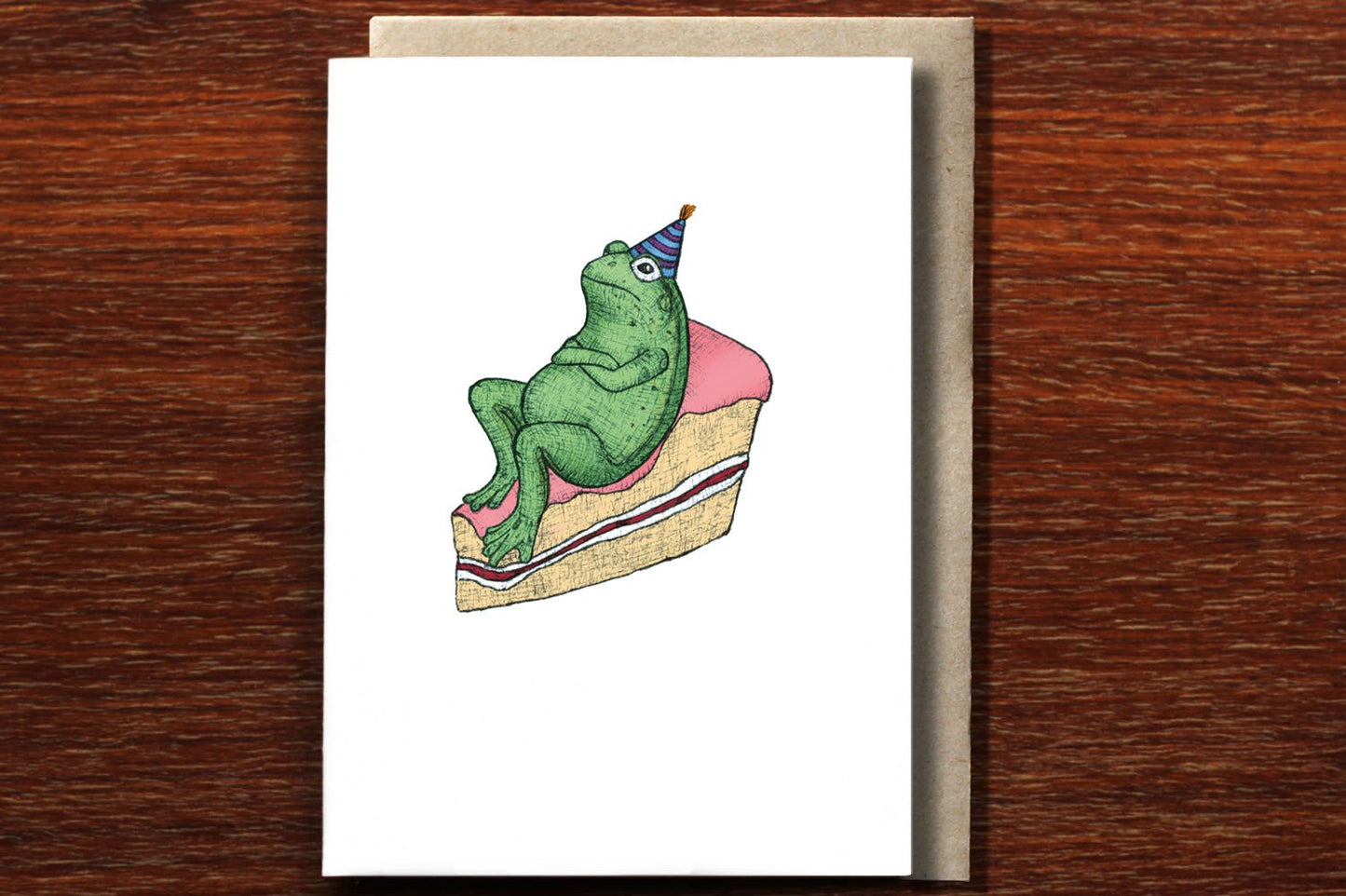 Birthday Frog - Birthday Card - Mu Shop