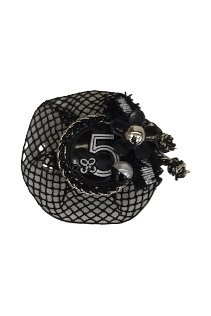 Black 5 Brooch - Mu Shop