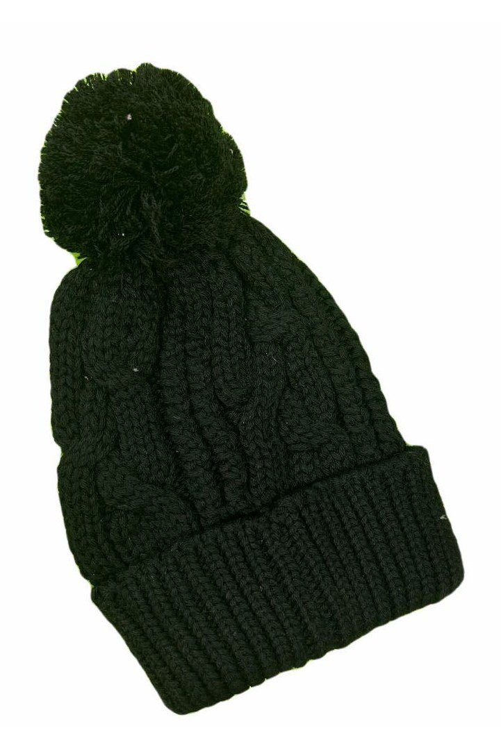 Black Winter Beanie 02 - Mu Shop