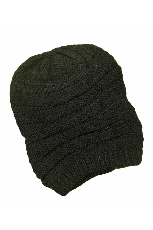 Black Winter Beanie 04 - Mu Shop