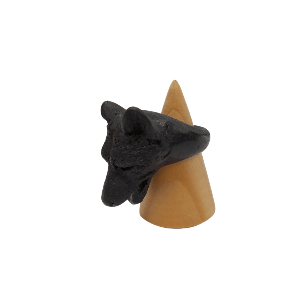 Black Wolf Resin Ring - Mu Shop