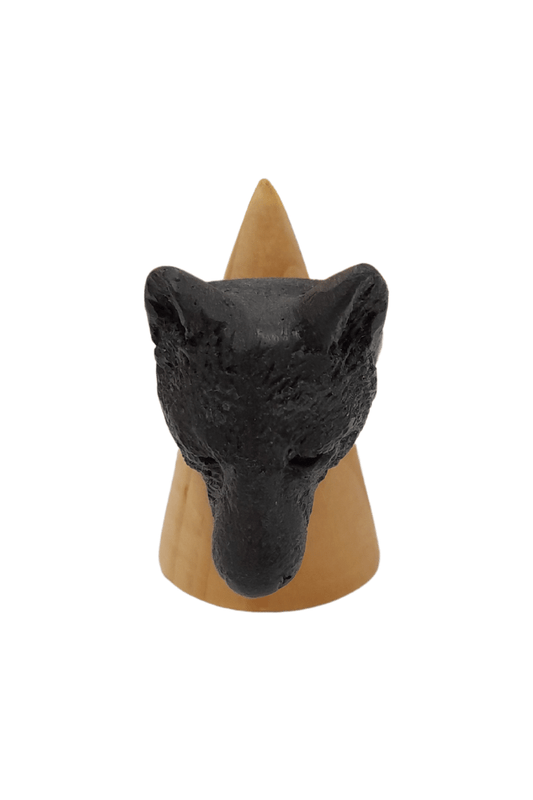 Black Wolf Resin Ring - Mu Shop