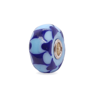 Blue Mixed Pattern Unique Bead #1357 - Mu Shop