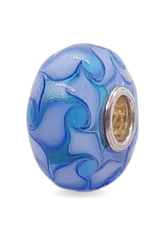 Blue Pattern Unique Bead #1353 - Mu Shop