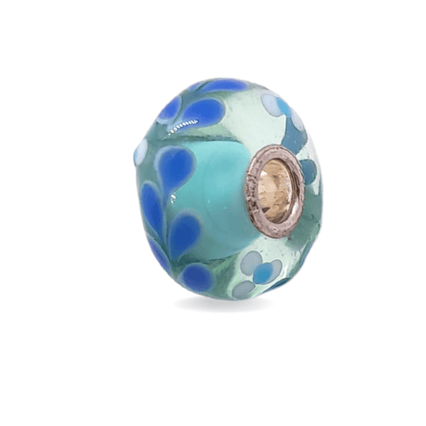 Blue Pinnate Unique Bead #1054 - Mu Shop