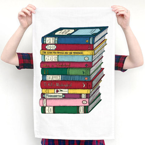 Book Lovers - Art Tea Towels - Mu Shop