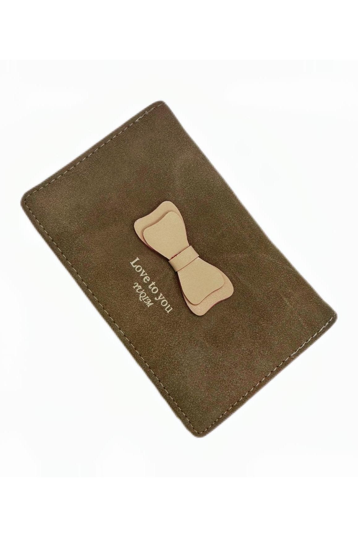 Brown Cute Wallet - Mu Shop