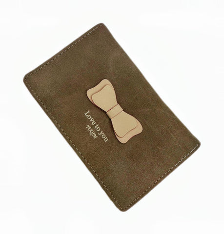 Brown Cute Wallet - Mu Shop