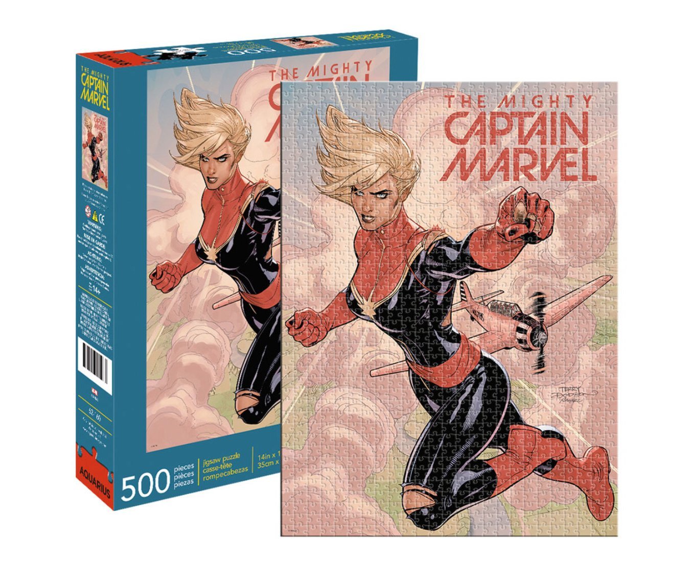 Captain Marvel Cover 500 Piece Jigsaw Puzzle - Mu Shop