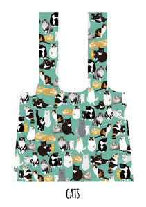 Cats RPET Shopping Bag (43 X 35 cm) - Mu Shop