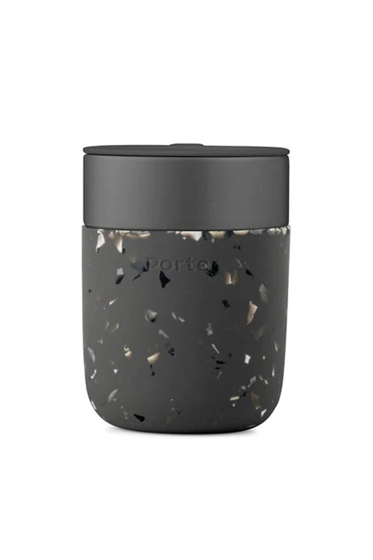 Ceramic Porter Mug Terrazzo 355ml 12oz Charcoal - Mu Shop