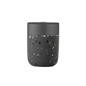 Ceramic Porter Mug Terrazzo 355ml 12oz Charcoal - Mu Shop