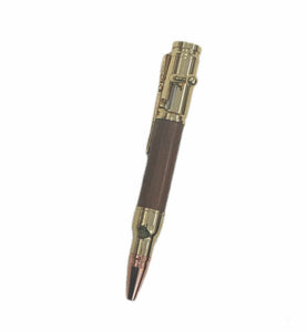 Cherry Wood Bullet Pen with Rifle Bolt Action (S) - Mu Shop