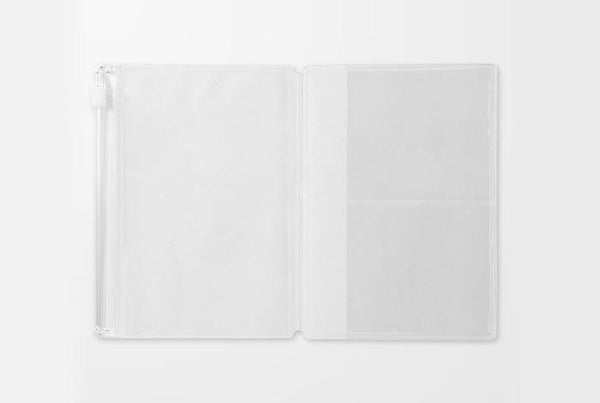 Clear Zipper Case 004 Traveler's Notebook Refill Passport Size - Mu Shop