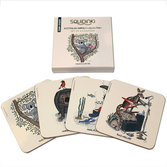 Coaster Sets: Australian Animal Collection - Mu Shop