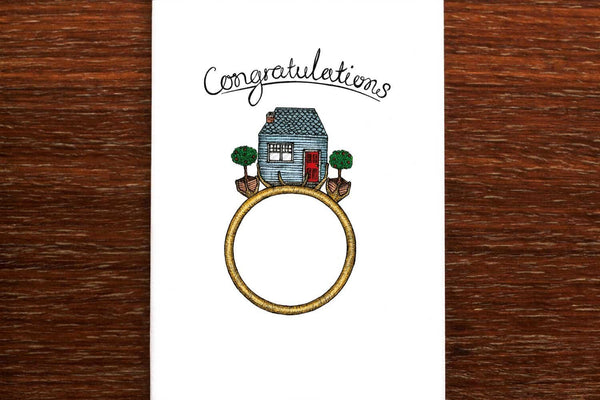 Congratulations Engagement Greeting Card - Mu Shop