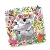 Corky Coaster Enchanted Garden Koala - Mu Shop