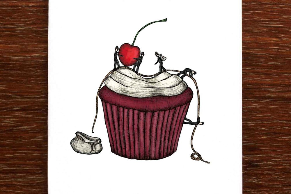 Cupcake Burglars - Greeting Card - Mu Shop