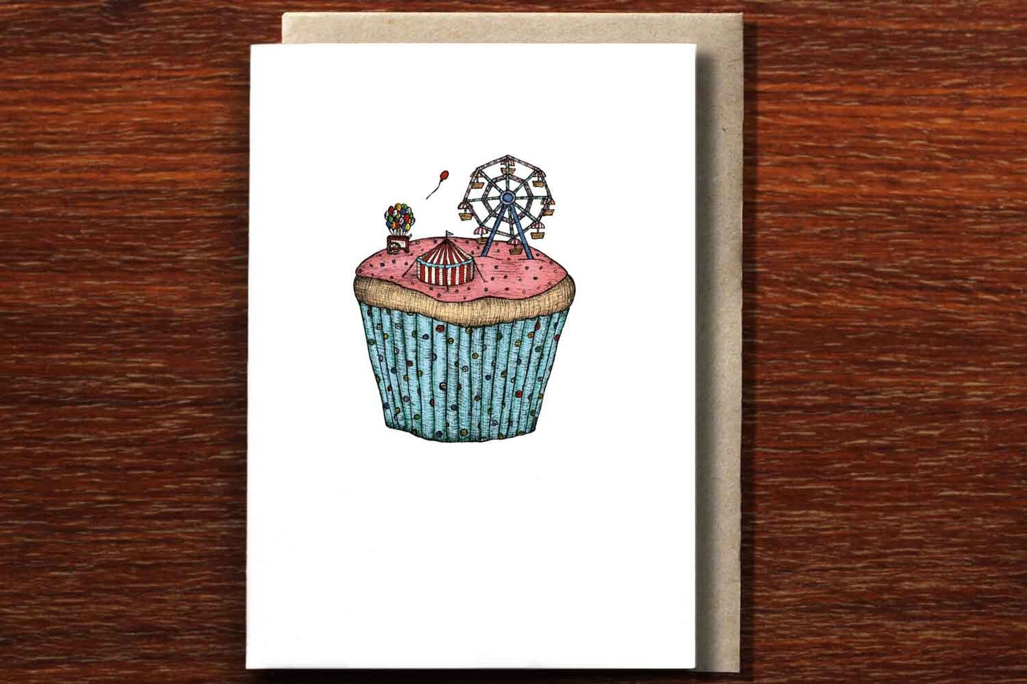 Cupcake Carnival Greeting Card - Mu Shop