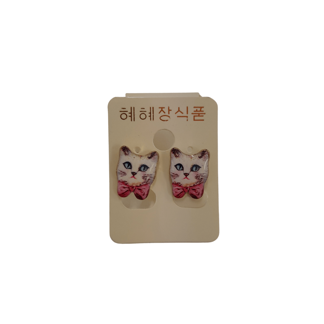 Cute Cat Earrings - Mu Shop