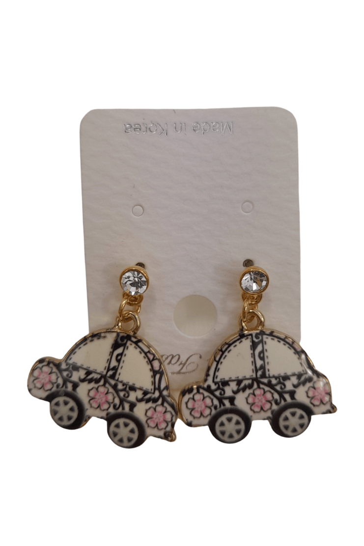 Cute Colourful Car Earring - Mu Shop