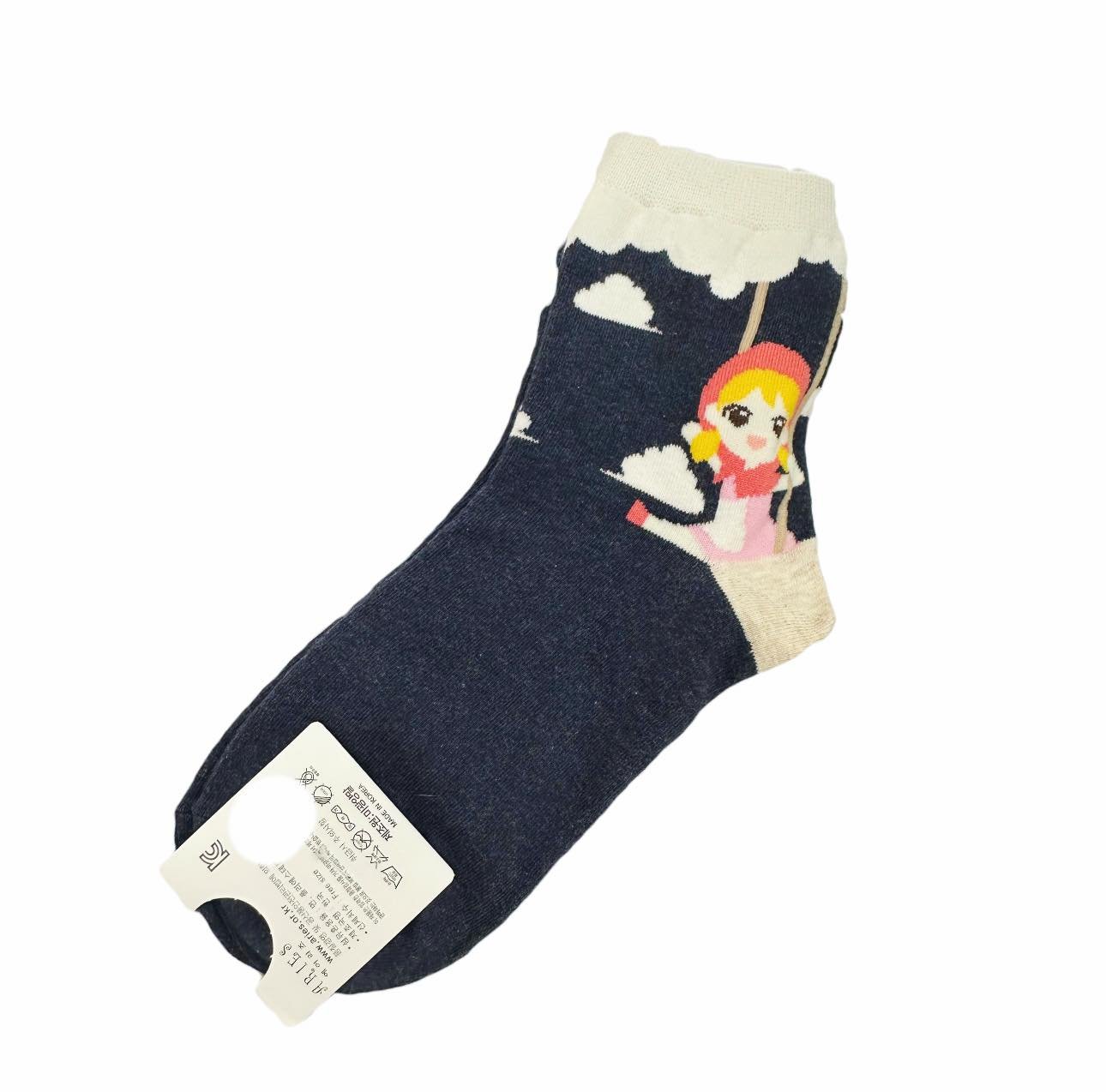Cute Girl Adult Socks - Mu Shop