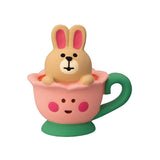 Decole Concombre Figurine - Alice In Wonderland - Teacup Rabbit Pink - Mu Shop
