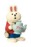 Decole Concombre Figurine - Alice In Wonderland - Teapot Rabbit - Mu Shop