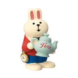 Decole Concombre Figurine - Alice In Wonderland - Teapot Rabbit - Mu Shop