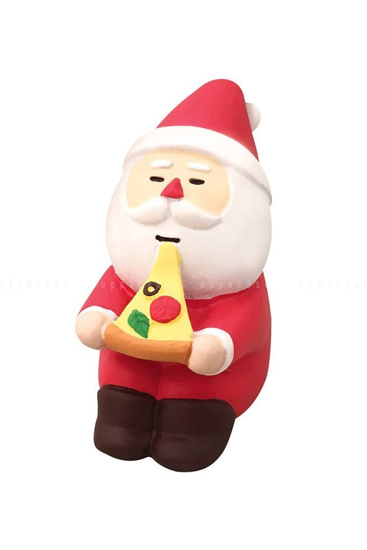 Decole Concombre Figurine - Christmas Party - Hot Pizza Santa - Mu Shop