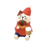 Decole Concombre Figurine - Christmas Party - Yummy Donut Cat - Mu Shop