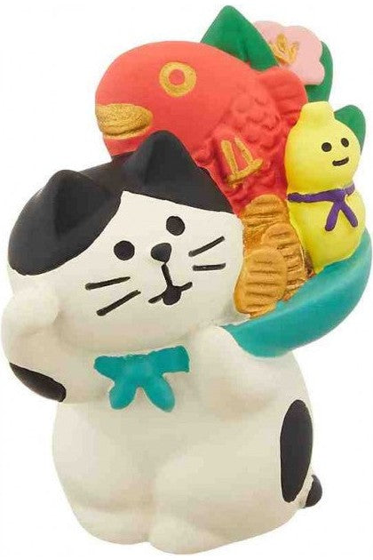 Decole Concombre Figurine - Lucky Beckoning Cat - Mu Shop