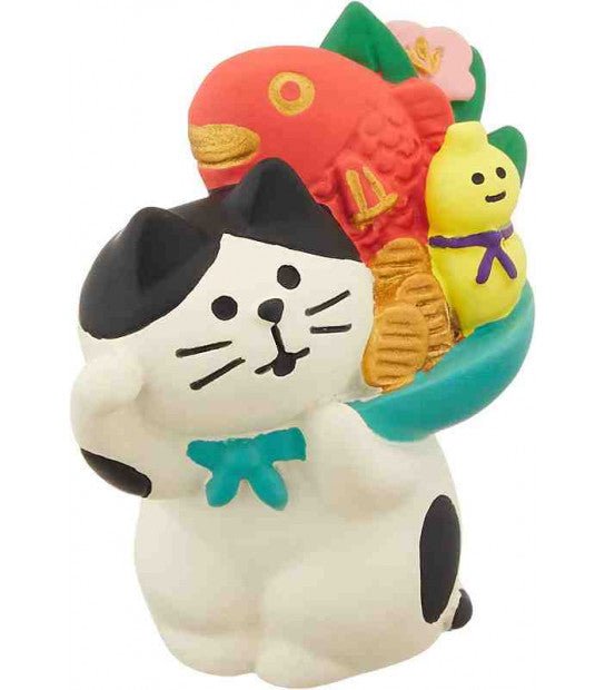 Decole Concombre Figurine - Lucky Beckoning Cat - Mu Shop