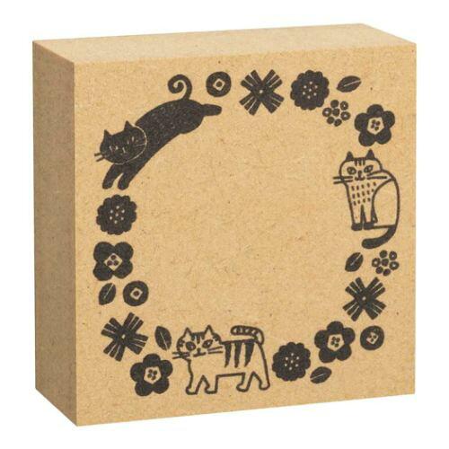 Docole Wooden Stamp - Cat - Mu Shop