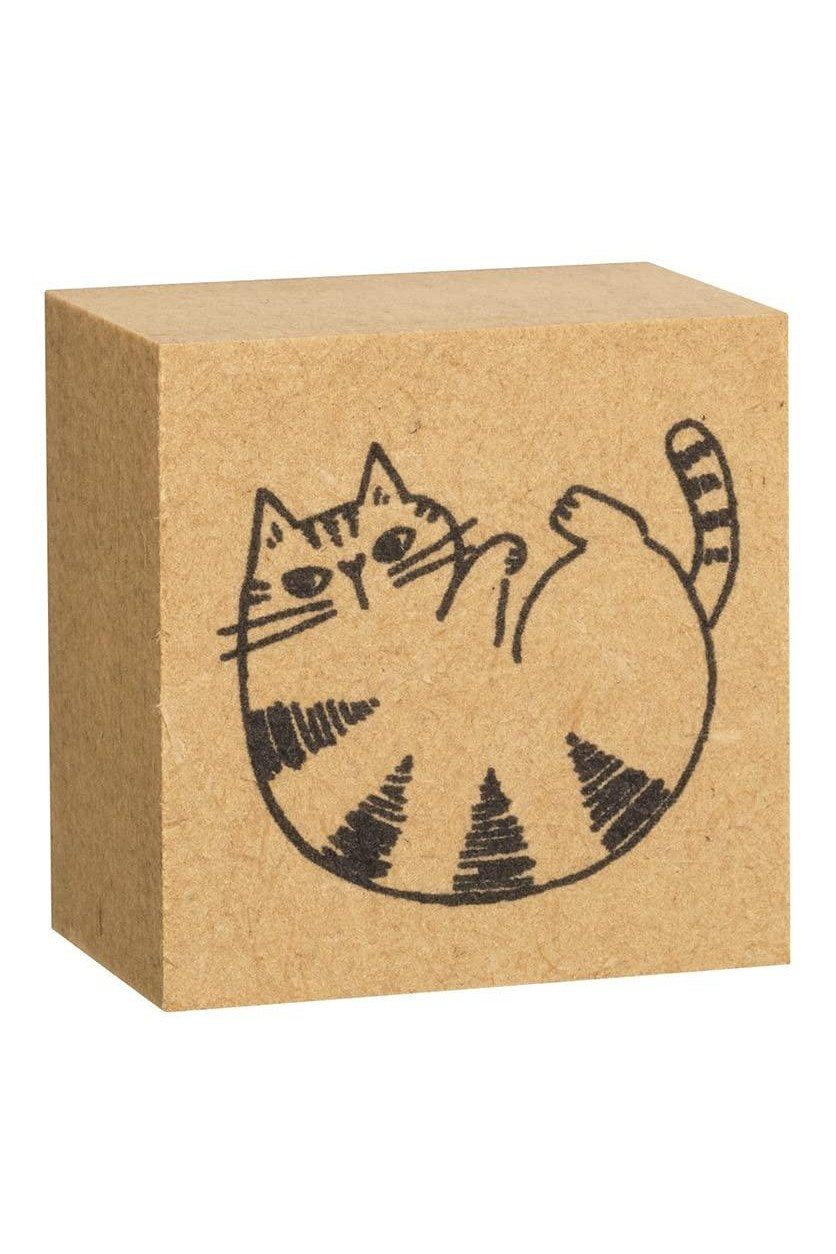 Docole Wooden Stamp - Cat pattern - Mu Shop