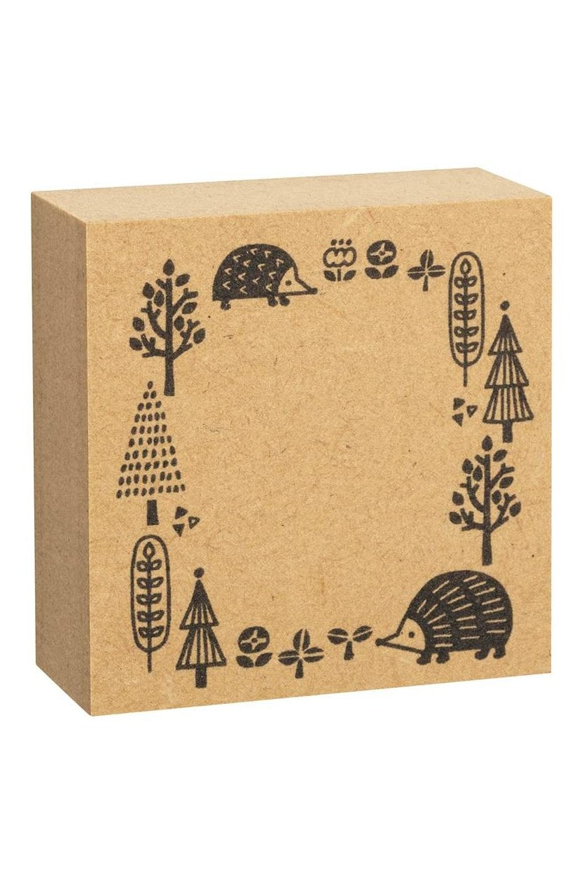 Docole Wooden Stamp - HedgeHog - Mu Shop