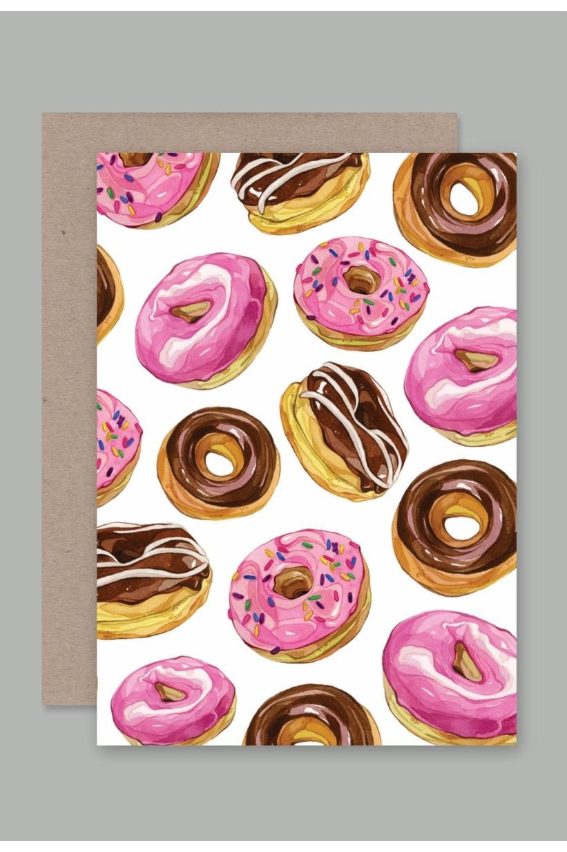 Donuts Greeting Cards - Mu Shop