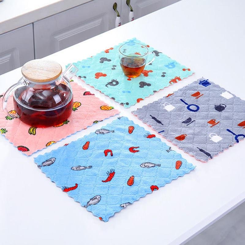 Double-Sided Cleaning Cloth - Pink/Blue - Mu Shop