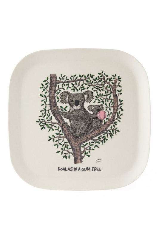 Eco-bamboo fibre trays: Koalas in a Gum tree - Mu Shop