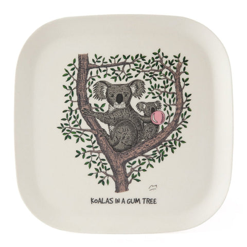 Eco-bamboo fibre trays: Koalas in a Gum tree - Mu Shop