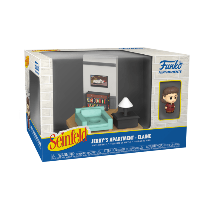 Elaine Benes with Jerry’s Apartment Diorama Mini Moments Vinyl Figure - Mu Shop