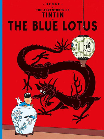English Album #05: Tintin: The Blue Lotus (Hard Cover) - Mu Shop