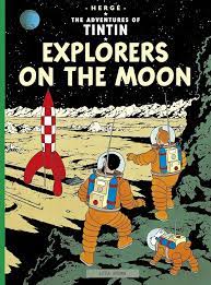 English Album #17: Tintin: Explorers of the Moon (Hard Cover) - Mu Shop